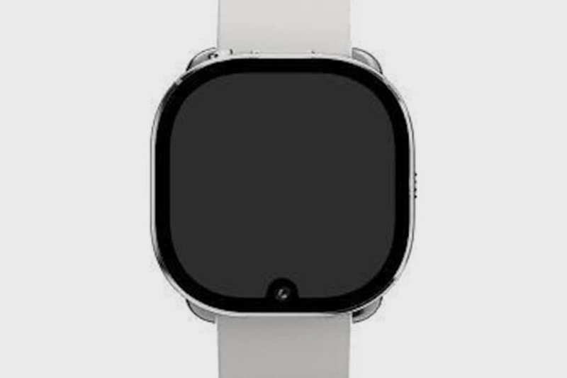 meta facebook smartwatches apple leaked images photo front facing camera notch wearable 