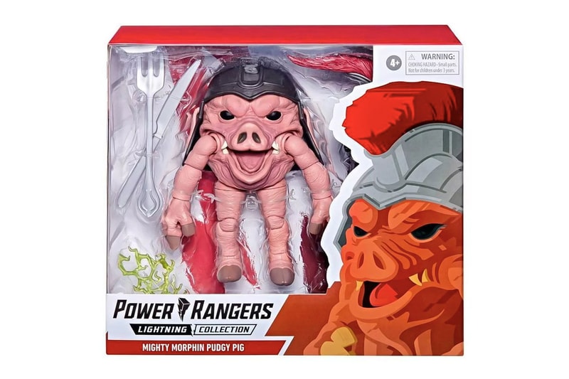 Mighty Morphin Power Rangers pudgy pig Lightning Collection figure rita red ranger megazord 
