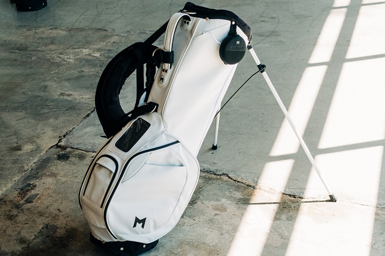 MNML Golf High-Tech Golf Bag Solar Charge Bluetooth Speaker Portal System Phone Holder Filming Pocket 