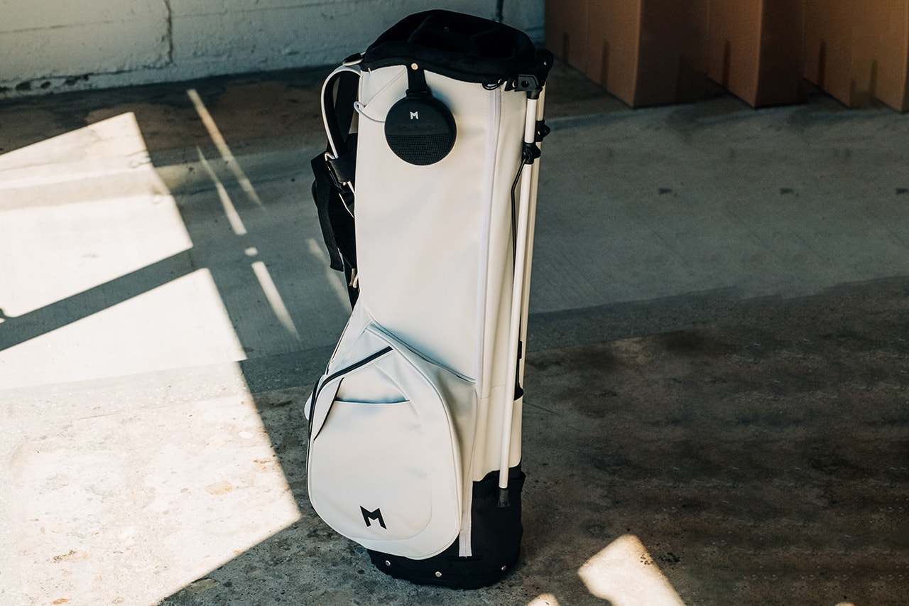 MNML Golf High-Tech Golf Bag Solar Charge Bluetooth Speaker Portal System Phone Holder Filming Pocket 