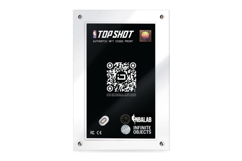 You Can Now Display Your NBA Top Shot NFTs in an Infinite Objects Video Frame