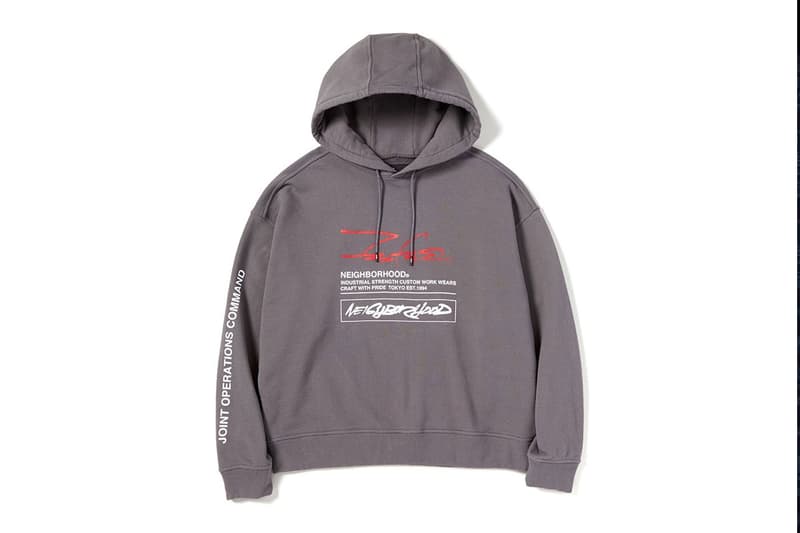 neighborhood futura laboratories collaboration collection pointman incense chamber gore tex infinium marmot pullover hoodie t shirt dad cap ma-1 chair camo e cot e hanger ep field office sk8thing ce release info