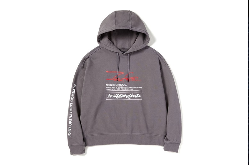 neighborhood futura laboratories collaboration collection pointman incense chamber gore tex infinium marmot pullover hoodie t shirt dad cap ma-1 chair camo e cot e hanger ep field office sk8thing ce release info