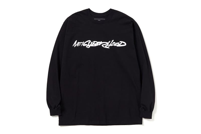 neighborhood futura laboratories collaboration collection pointman incense chamber gore tex infinium marmot pullover hoodie t shirt dad cap ma-1 chair camo e cot e hanger ep field office sk8thing ce release info