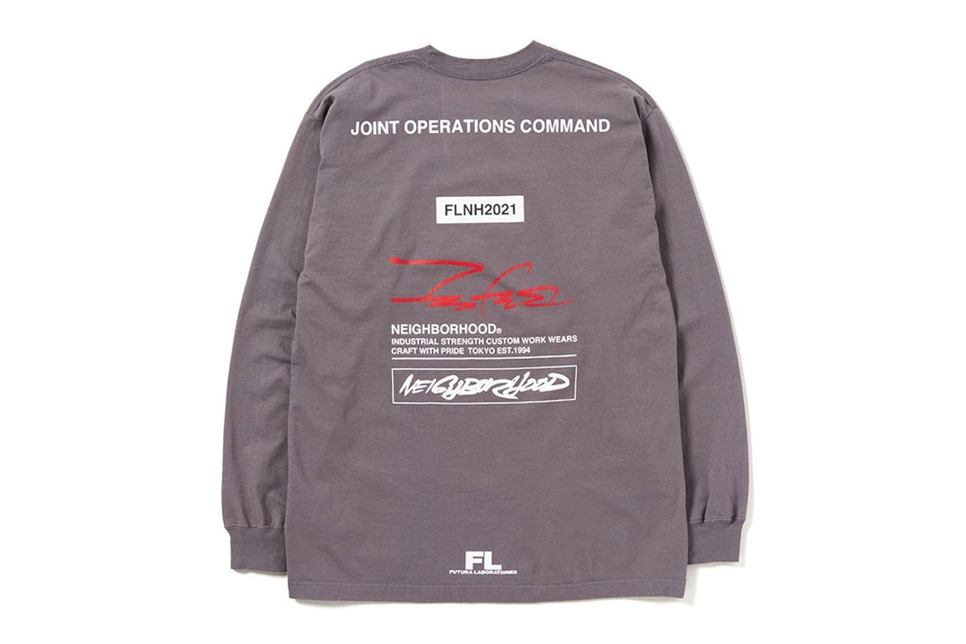neighborhood futura laboratories collaboration collection pointman incense chamber gore tex infinium marmot pullover hoodie t shirt dad cap ma-1 chair camo e cot e hanger ep field office sk8thing ce release info