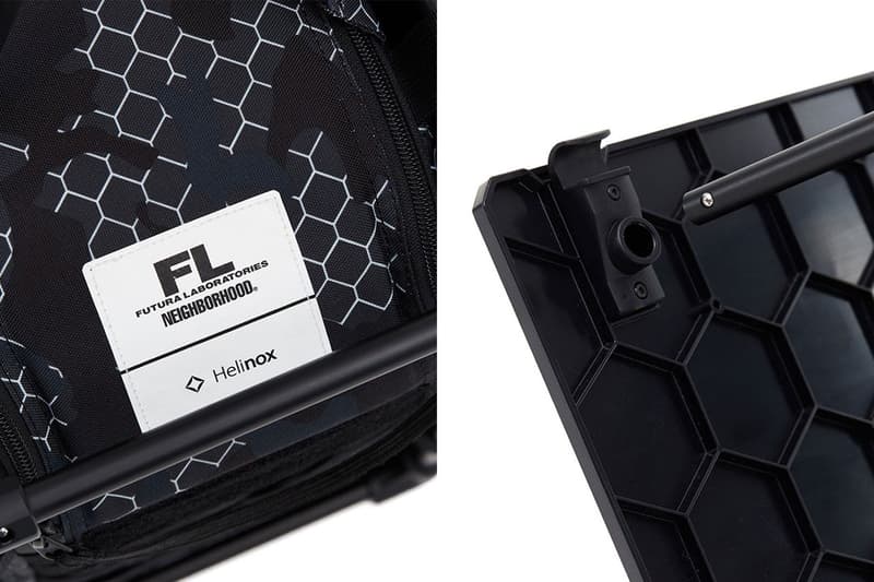 neighborhood futura laboratories collaboration collection pointman incense chamber gore tex infinium marmot pullover hoodie t shirt dad cap ma-1 chair camo e cot e hanger ep field office sk8thing ce release info