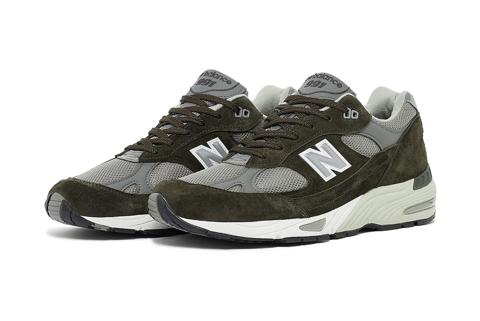 New Balance 991 Olive Green Gray M991OLG Release | HYPEBEAST