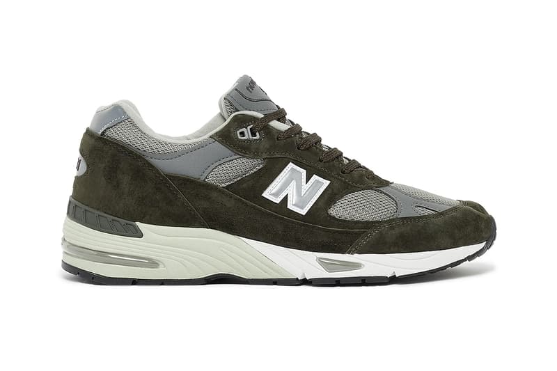 New Balance 991 Olive Green Gray M991OLG Release | HYPEBEAST