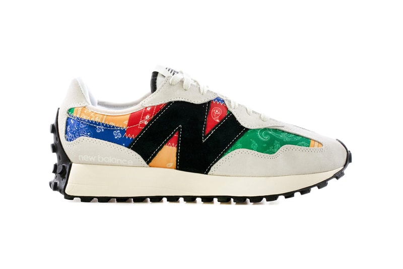 Shoe Palace x New Balance 327 Collaboration Info release where to buy size? paisley unity pack