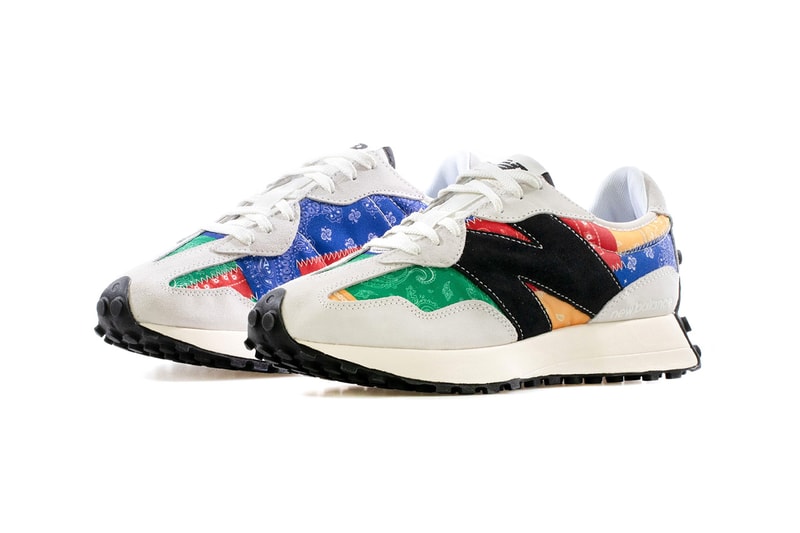 Shoe Palace x New Balance 327 Collaboration Info release where to buy size? paisley unity pack