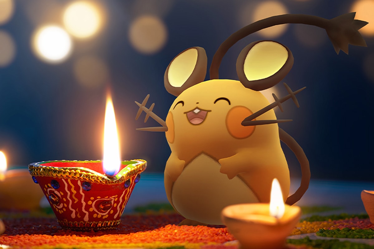 naintic the pokemon company go diwali india festival of lights dedenne special event celebration bonuses raids 