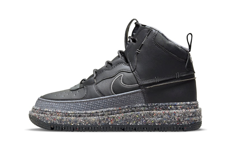 Nike Air Force 1 Boot Crater "Dark Smoke Gray" DD0747-001 Release 2021 Move to Zero Grind rubber