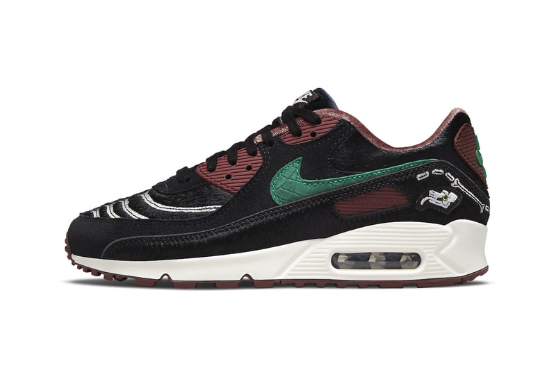 Nike Air Max 90 "Siempre Familia" Official Look sneaker footwear swoosh DO2154-010 Día de los Muertos
