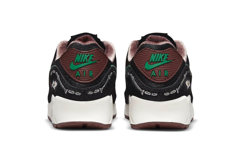 Nike Air Max 90 "Siempre Familia" Official Look sneaker footwear swoosh DO2154-010 Día de los Muertos