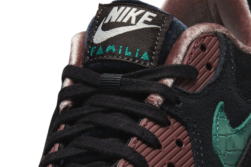Nike Air Max 90 "Siempre Familia" Official Look sneaker footwear swoosh DO2154-010 Día de los Muertos