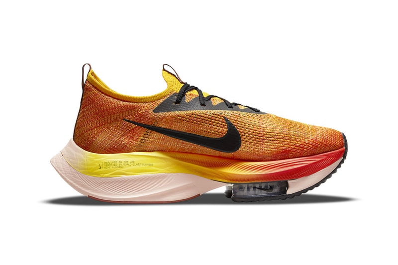 Nike Celebrates Japan's Annual Relay Race Marathons with the Air Zoom AlphaFly NEXT% Ekiden do2407-728-release-info hakone ekiden japan tokyo amarillo magma orange flyplate atomknit black available
