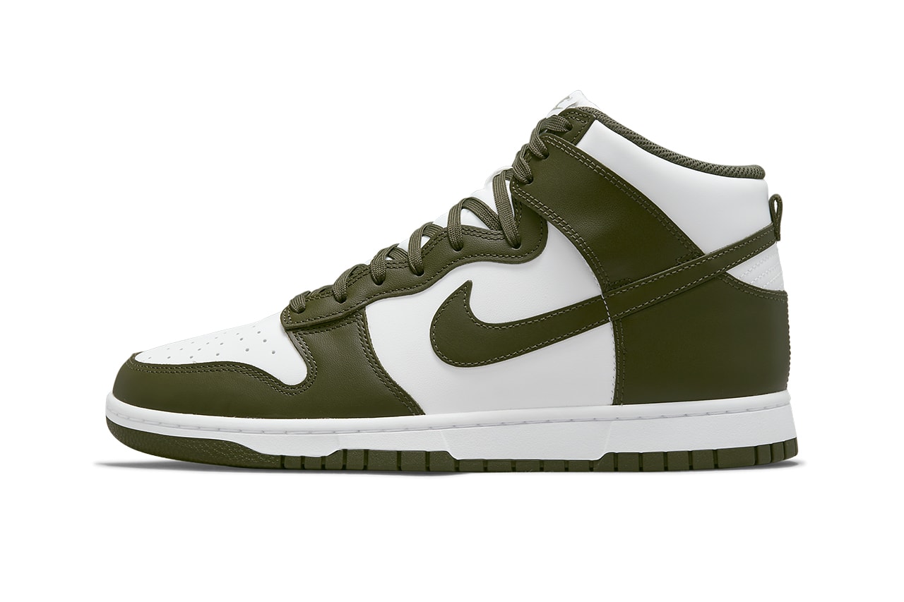 nike dunk high cargo khaki white DD1399-107 release date info store list buying guide photos price 