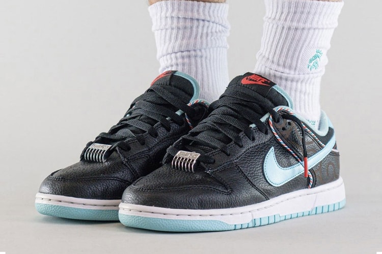 Take an On-Foot Look at the Nike Dunk Low "Barber Shop"