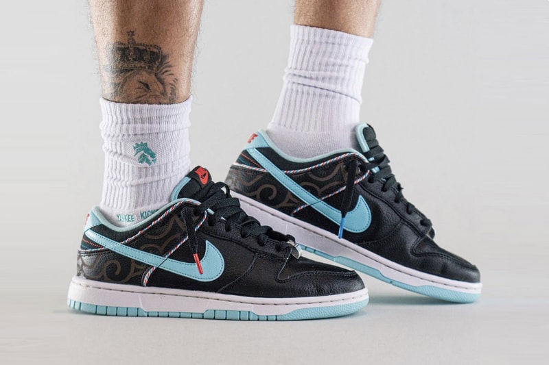 Nike Dunk Low Barber Shop On-Foot Look Release Info DH7614-001 Date Buy Price 