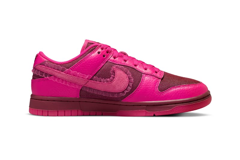 nike dunk low team red pink prime DQ9324 600 release date info store list buying guide photos price 