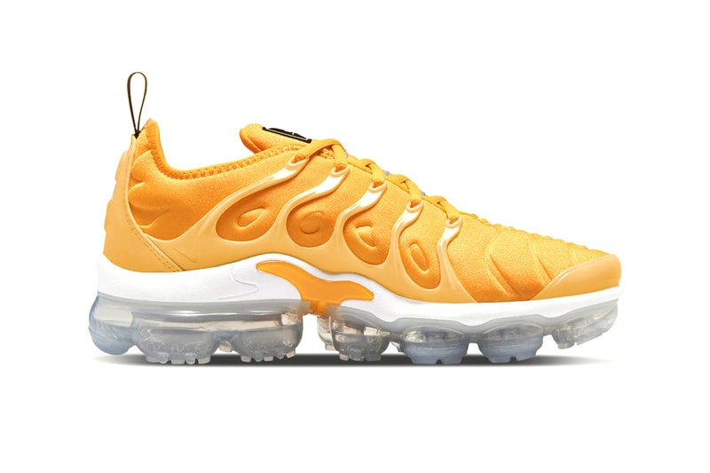 Nike Air VaporMax Plus Go The Extra Smile pollen yellow strike team orange black DO5874 700 womens exclusive november 18 200 USD release date price info