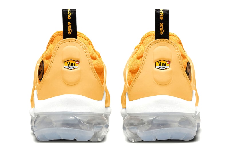 Nike Air VaporMax Plus Go The Extra Smile pollen yellow strike team orange black DO5874 700 womens exclusive november 18 200 USD release date price info