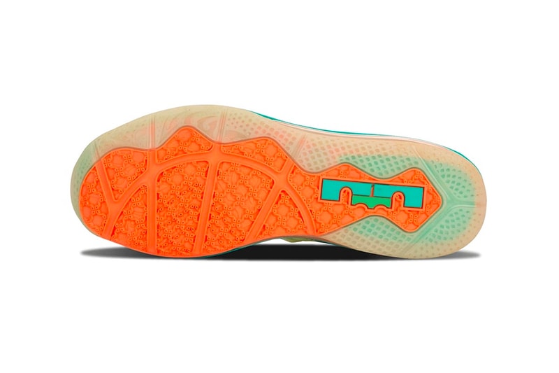 Nike Introduces the LeBron 9 Low LeBronold Palmer in Tropical Prints Sneakers Shoes Arnold lime teal orange tropical floral swoosh 360 max air unit special edition gold heel release info