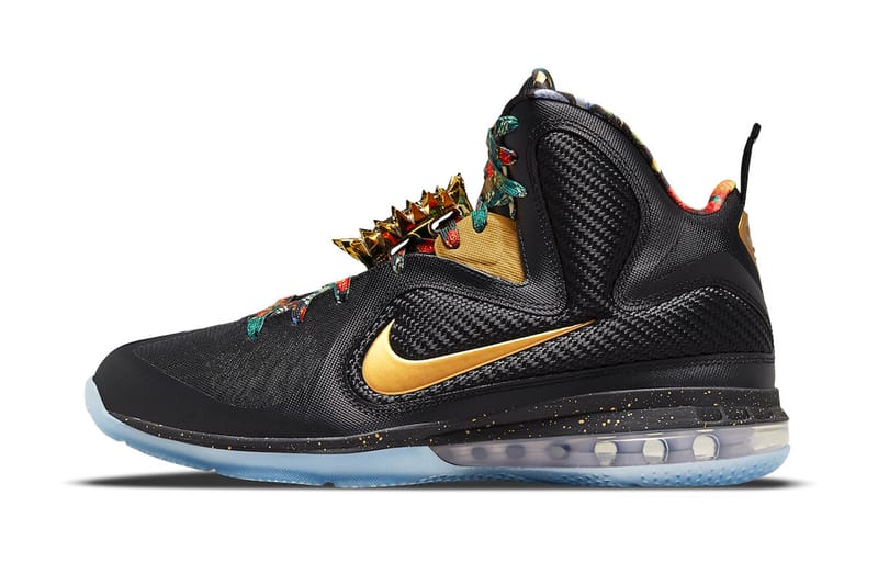 lebron 9 gold king's throne pe