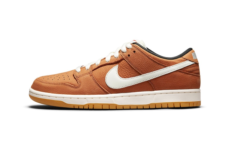 Nike SB Dunk Low Dark Russet Official Look Release Info dh1319-200 Date Buy Price Orange Label