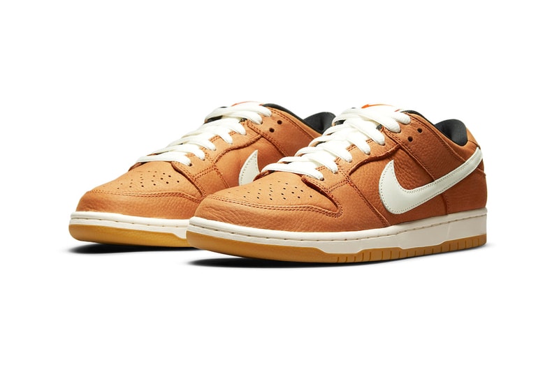Nike SB Dunk Low Dark Russet Official Look Release Info dh1319-200 Date Buy Price Orange Label