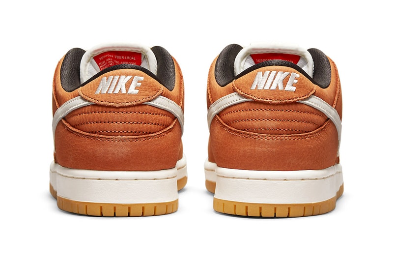 Nike SB Dunk Low Dark Russet Official Look Release Info dh1319-200 Date Buy Price Orange Label