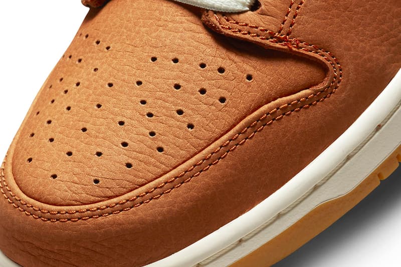 Nike SB Dunk Low Dark Russet Official Look Release Info dh1319-200 Date Buy Price Orange Label