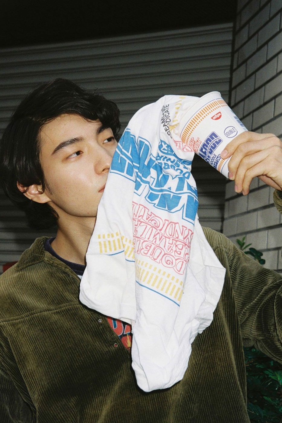 Nissin x doublet Capsule Collection at Shibuya PARCO Pop-Up Japan fahion food & beverage cup noodles bags t-shirts red yellow white