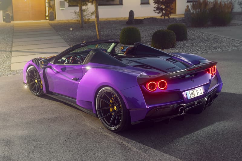 NOVITEC N-LARGO Ferrari F8 Spider Twin Turbo V8 Roofless Supercar Italian Custom Limited Edition Power Speed Performance Price