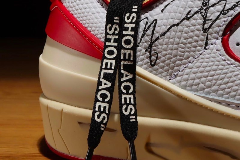 Off-White™ x Air Jordan 2 Low "Black/Blue" "White/Red" Release Information Official Drop Date Closer First Look Virgil Abloh atmos Tokyo Swoosh Stockists Stock List Price Quantity Limited Edition How to Cop How to Buy Purchase Resale