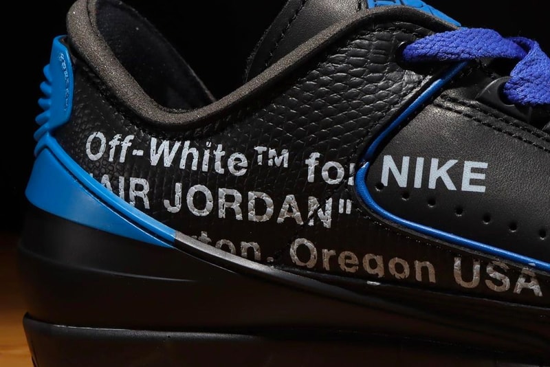Off-White™ x Air Jordan 2 Low "Black/Blue" "White/Red" Release Information Official Drop Date Closer First Look Virgil Abloh atmos Tokyo Swoosh Stockists Stock List Price Quantity Limited Edition How to Cop How to Buy Purchase Resale