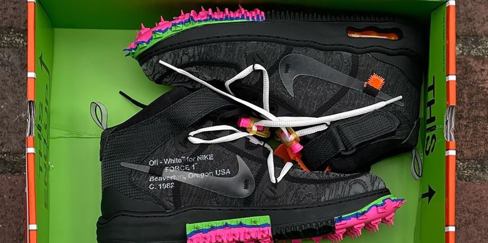 DID VIRGIL ABLOH GRAFFITI HIS OWN SHOE? *OFF-WHITE AIR FORCE 1 MID EARLY  LOOK* 