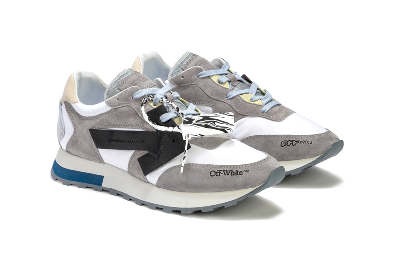 Off-White™ Runner Fall Winter 2021 Virgil Abloh HBX HYPEBEAST Distressed Suede Mesh Leather OW Release Information Drop Date