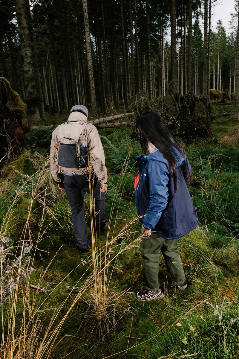 Outsiders Store "Tilting Away From The Sun" FW21 editorial release information mont bell outerwear British retailer