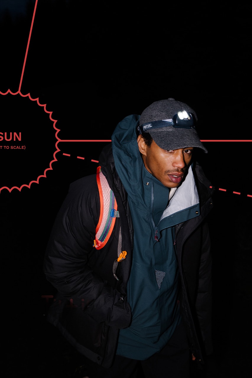 Outsiders Store "Tilting Away From The Sun" FW21 editorial release information mont bell outerwear British retailer