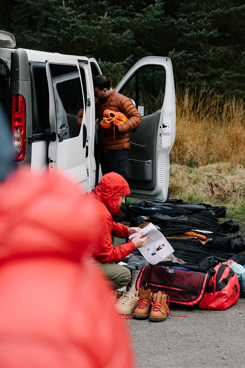 Outsiders Store "Tilting Away From The Sun" FW21 editorial release information mont bell outerwear British retailer