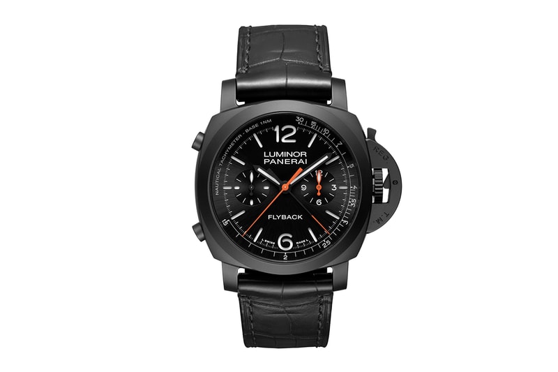 Panerai Presents Two Limited Edition Versions of Its Luminor Flyback Chronograph Including a New Green Dial And All Black Ceramic
