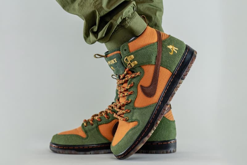 Pass~Port x Nike SB Dunk High “Workboot” 2021 Release Nike Skateboarding