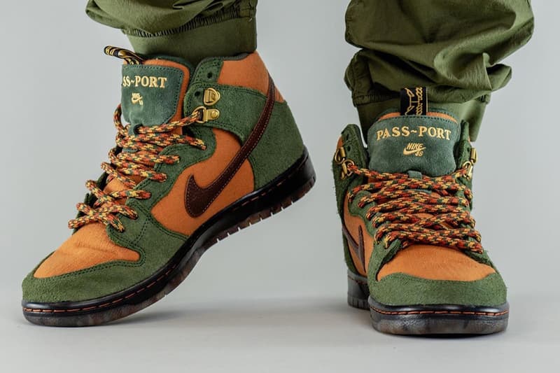 Pass~Port x Nike SB Dunk High “Workboot” 2021 Release Nike Skateboarding