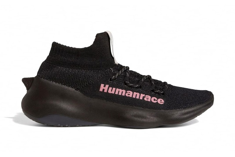 Take an official look at the pharrell adidas humanrace sichona pairs sneakers primeknit futurenatural unrestrictedmonochromatic woven sock gx3032 180 usd release date info 