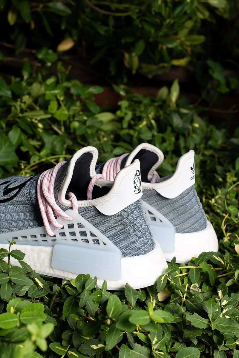 billionaire boys club bbc pharrell williams adidas originals hu nmd pw gray release information details