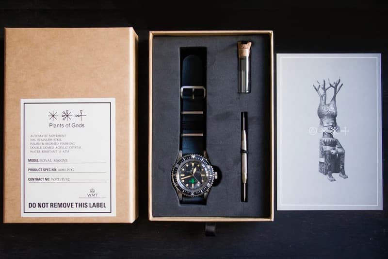 Plants of Gods and WMT Release Special-Edition Royal Marine Watches british royal navy black dial bezel madagascar serial number prodip leung 100 pieces caudex shop hong kong release info