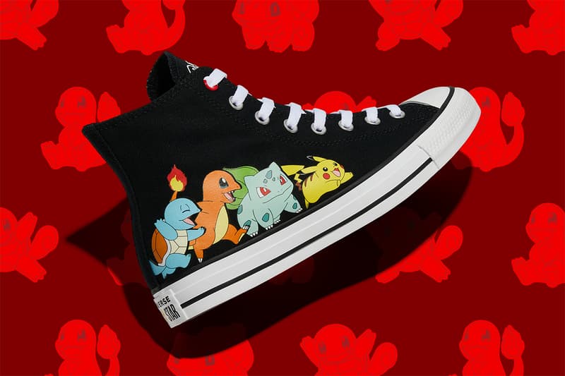 pokemon converse chuck taylor all star pikachu bulbasaur jigglypuff charmander squirtle hoodie backpack bag release date info store list buying guide photos price