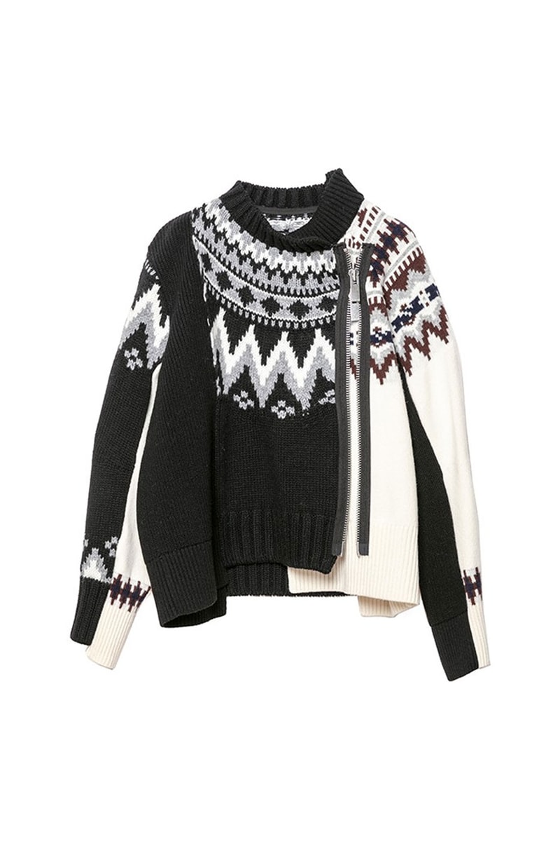 PORTER and sacai Get Winter Ready With Latest Holiday Collection astier de villatte accessories mugs teapots zantan korotan sweaters holiday ugly sweaters collaboration tote bag backpack