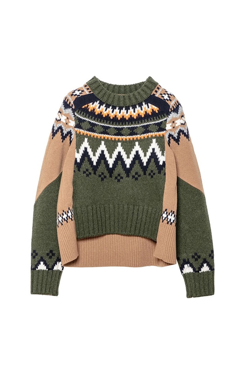 PORTER and sacai Get Winter Ready With Latest Holiday Collection astier de villatte accessories mugs teapots zantan korotan sweaters holiday ugly sweaters collaboration tote bag backpack